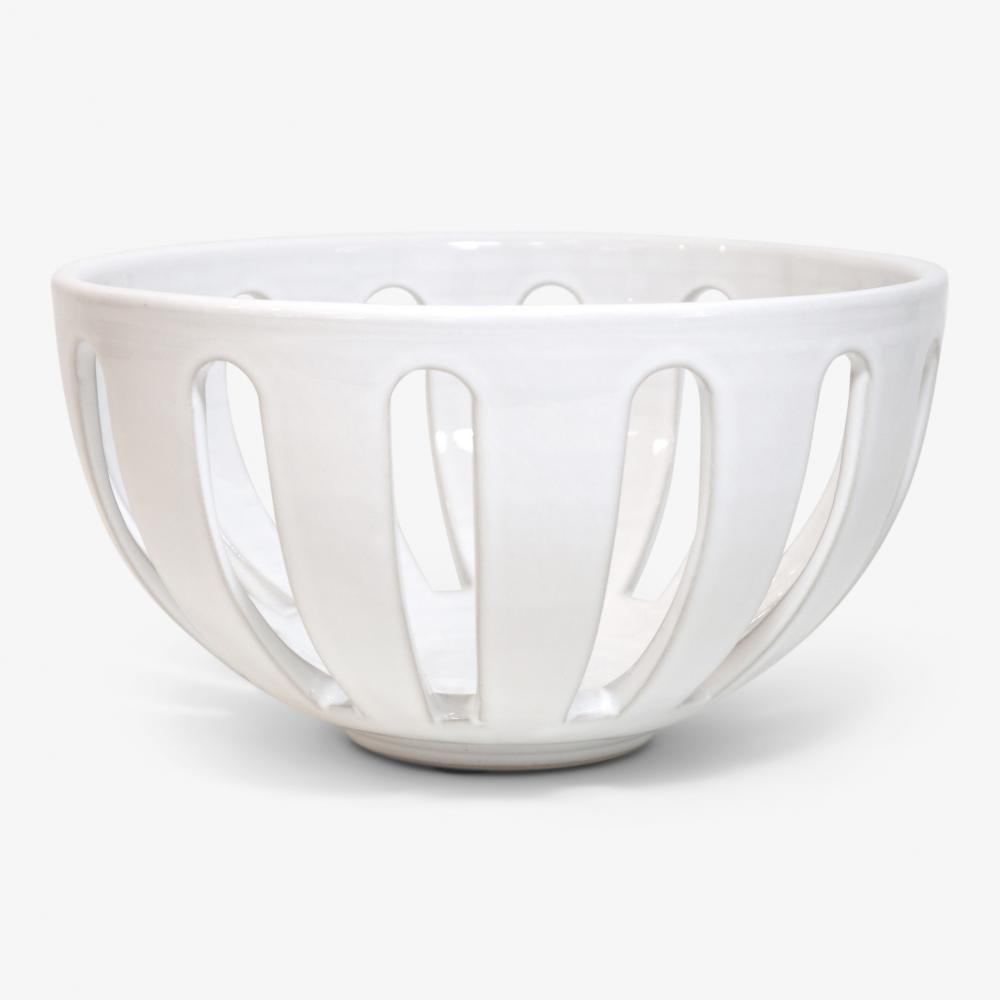 Äpplerum Fruktskål, Vit