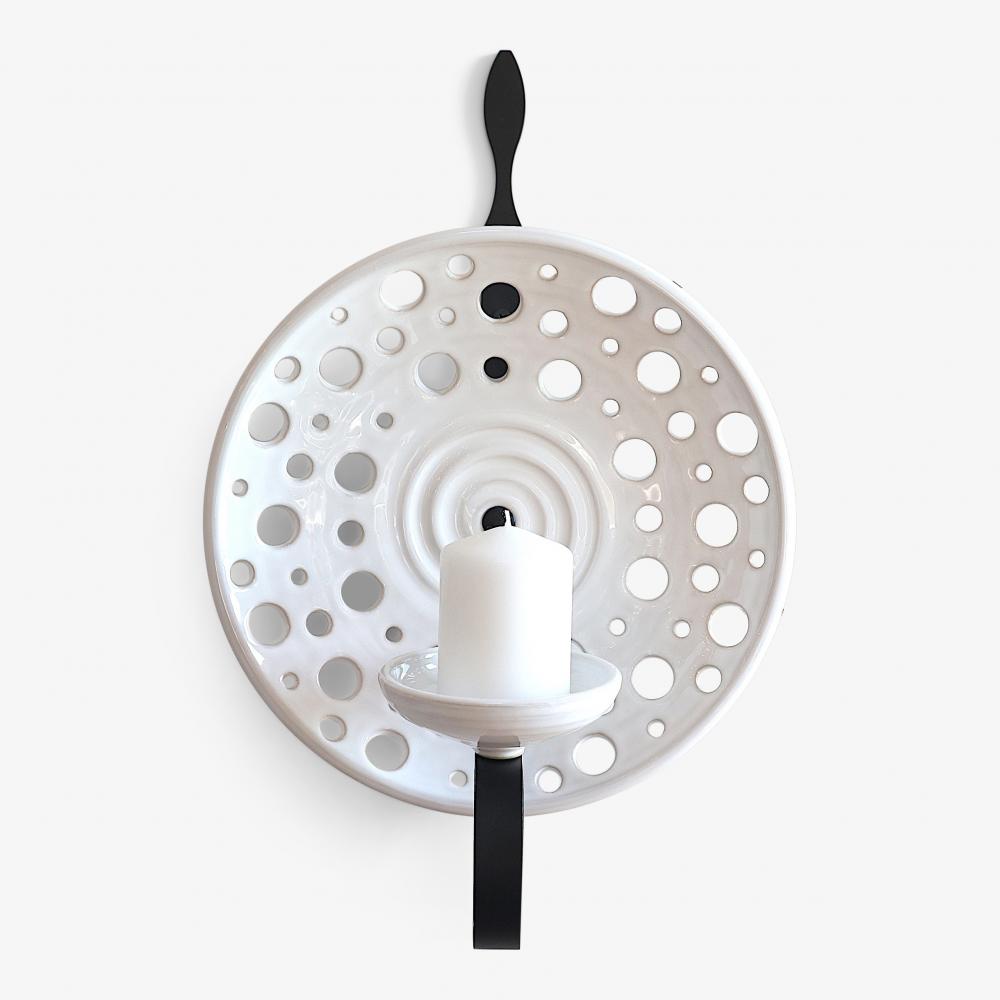 Isgärde Lampett ∅28cm, vit