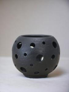 Karlevi bordslykta stor ∅14cm, svart