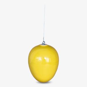 Keramikägg gul hängande