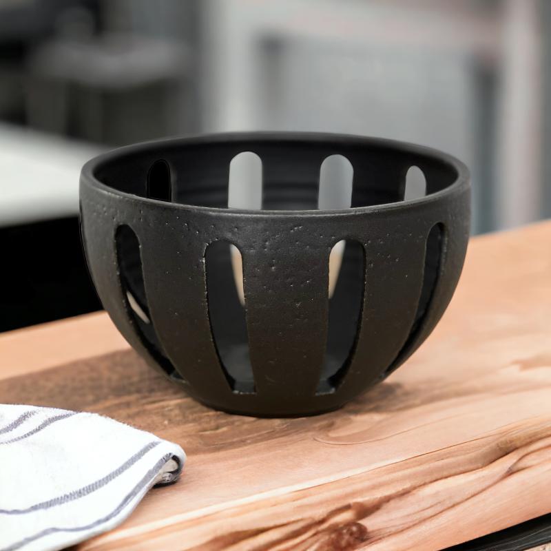 Äpplerum Fruktskål, svart