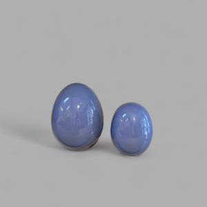 Keramikägg Stående Blå