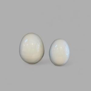 Keramikägg Stående Ljusblå