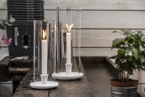 Röhälla Stormlykta Stor 37cm, vit