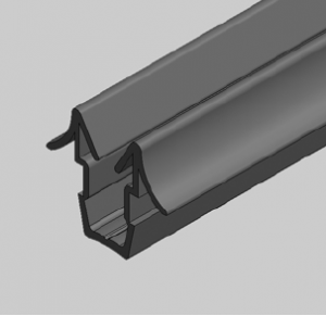 Nätlist/Glaslist, T-Spår 8 (2-5mm)