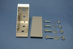 Vinkelfäste 40x80x80. Komplett. M8. T-spår 8.