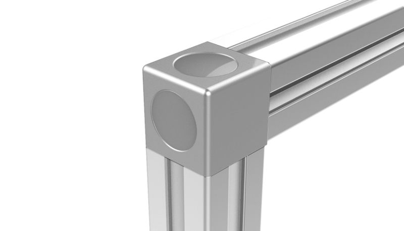 Hörnfäste alu 30x30 2D