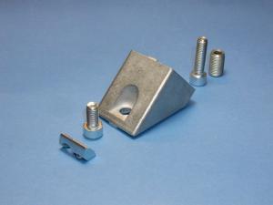 Stagfäste 45°, T-spår 8