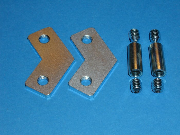 Girfäste 60°, förstärkt, komplett. T-spår 11.