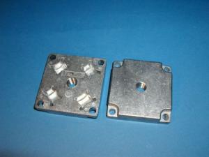 Ändplatta 64x64. M12