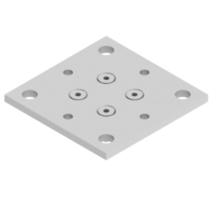 Fotplatta 100x100 Tung