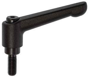 Låsspak Ställbar Zink M8x16