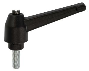 Låsspak Ställbar Plast M5x10