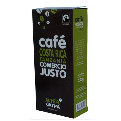 Costa Rica -Tanzania malet kaffe, fairtrade, 250 g