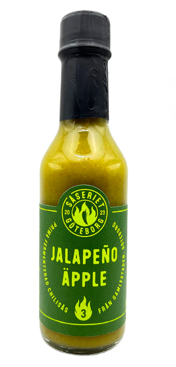 Jalapeño Äpple Hot sås 148ml - Green Fiesta!