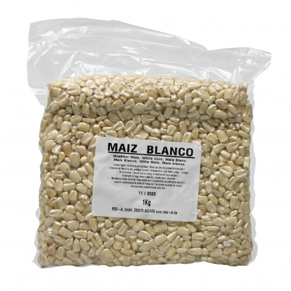 Maíz blanco seco, 1 kg