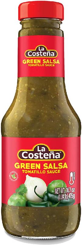 Green tomatillo sauce, La Costeña 475 ml