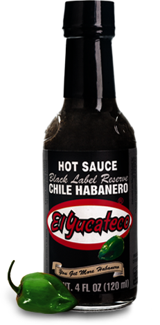 EL YUCATECO Salsa - Etiqueta Negra edición limitada, 120 ml