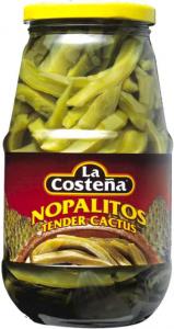 Nopalitos, hoja de cactus en rebanadas, La Costeña, 440g