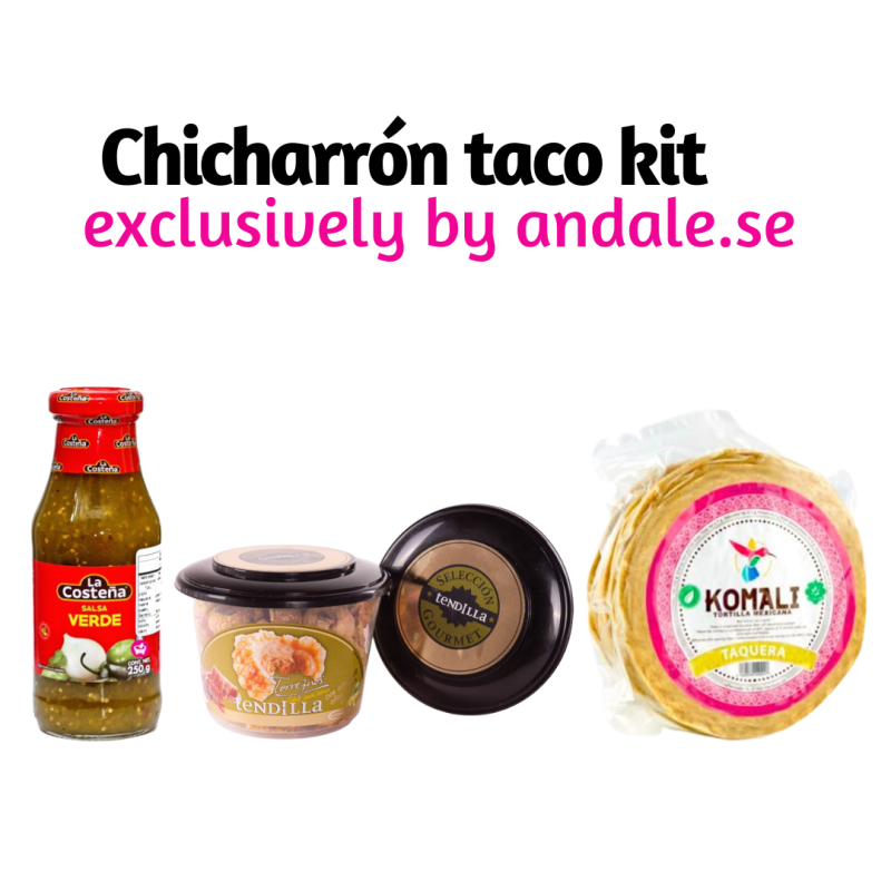 Kit tacos de Chicharrón (torreznos)
