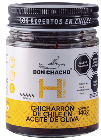 Chicharrón av chili – Habanero 140g
