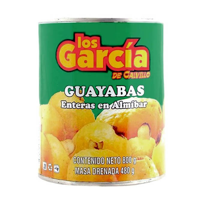 GUAVA in sugar syrop, Los García, 800g