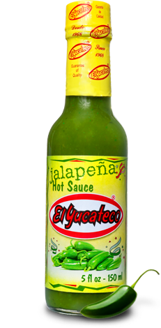 Jalapeñosås, El Yucateco, 150 ml