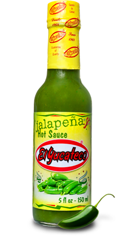 Salsa Jalapeño, El Yucateco, 150 ml