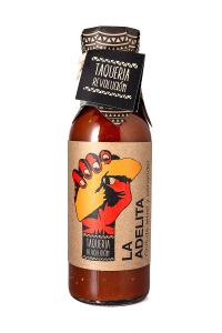 La Adelita, salsa picante 360 ml, caducidad 19-01-26