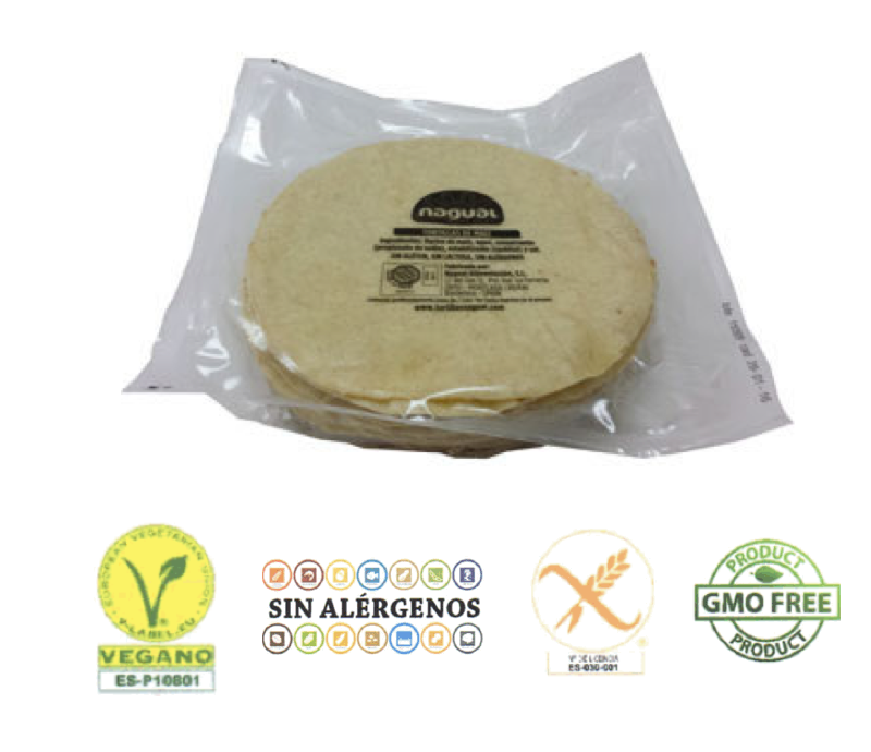 Glutenfria tortillabröd, utan GMO