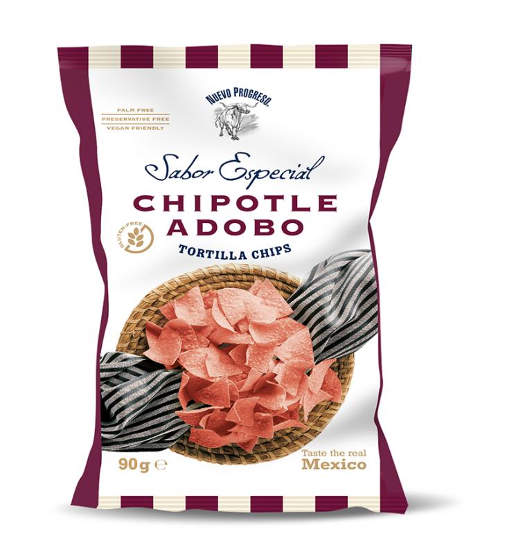 Totopos med smak av habanero, 120g