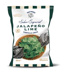 Totopos sabor Especial Jalapeño Lima 90g
