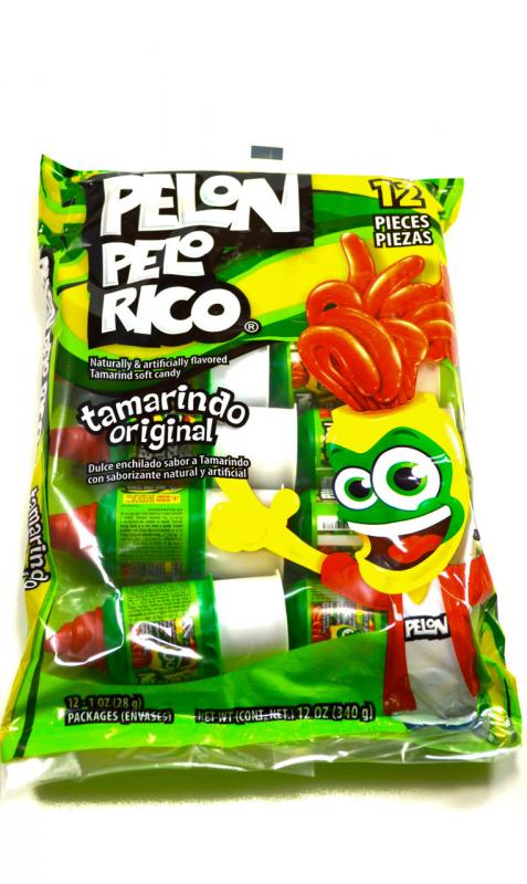 Pelon pelo rico, Tamarindo candy, 12 st