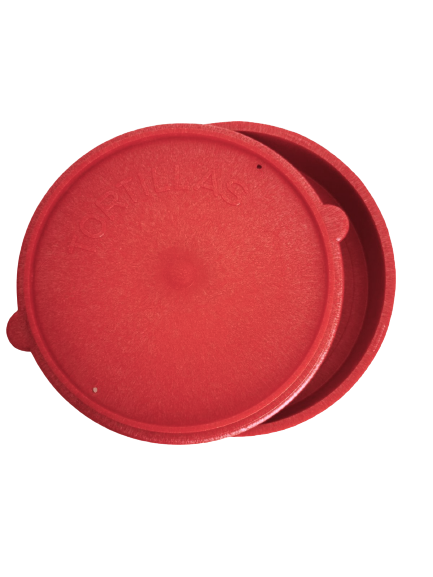 Red Tortilla Server for 1 kg of tortillas