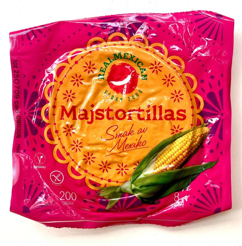 Yellow corn tortillas, 15 cm, RealMexican