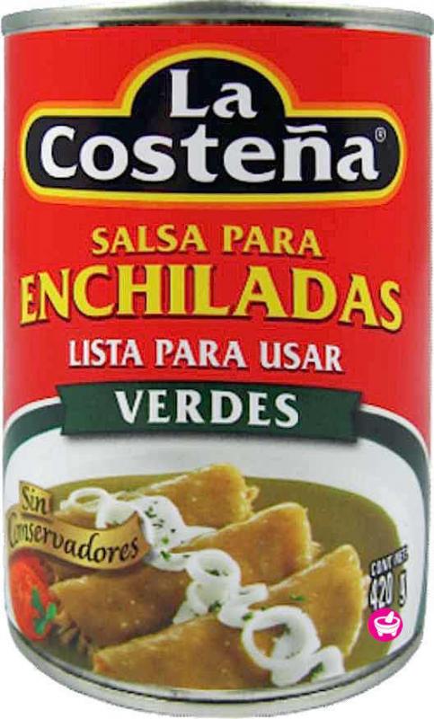 Grön enchilada sås,  La Costeña, 420g