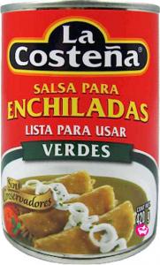 Grön enchilada sås,  La Costeña, 420g