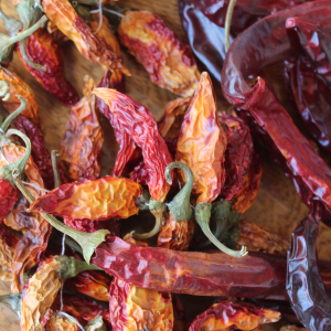 Set av 5 Torkade Chilifrukter (500 g)