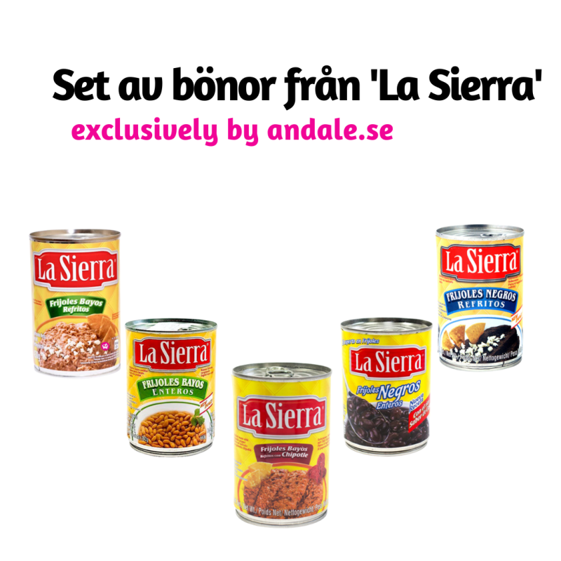 Set av bönor från La Sierra 5st