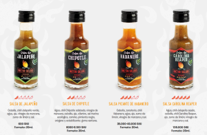 Dr. Salsas Set ( Jalapeño, Chipotle, Habanero och Carolina)