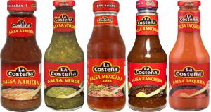 Set av 5 Såser - La Costeña 250g
