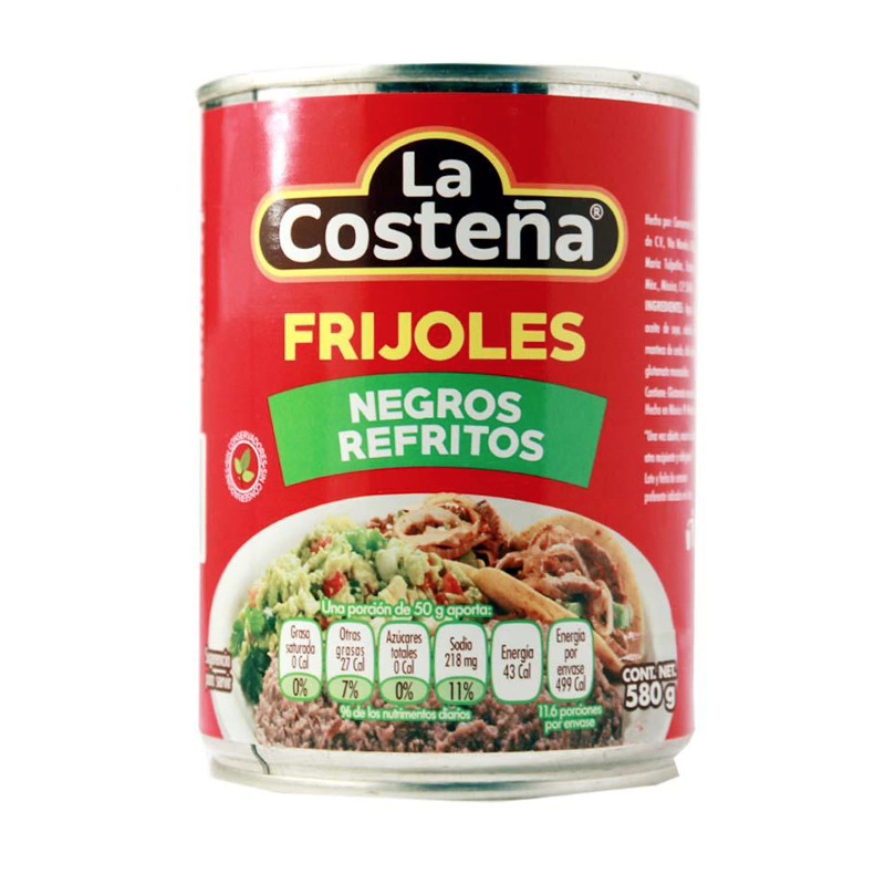 Svart bönröra, La Costena, 580 g