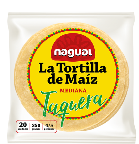 Gul Majstortillas för Mexikanska tacos, 15 cm