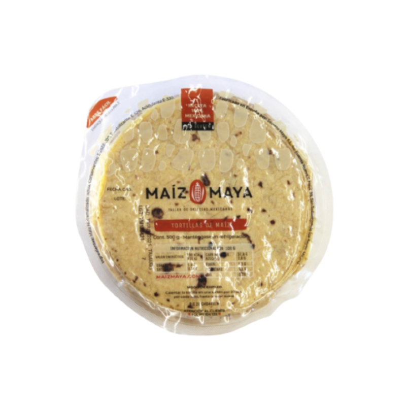Corn tortillas Maíz Maya, 15 cm diameter, 500 g