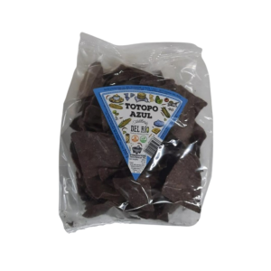 Blue corn chips (totopos), 200 g
