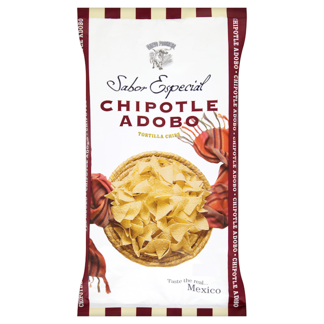 Totopos med smak av chipotle Chili i adobo