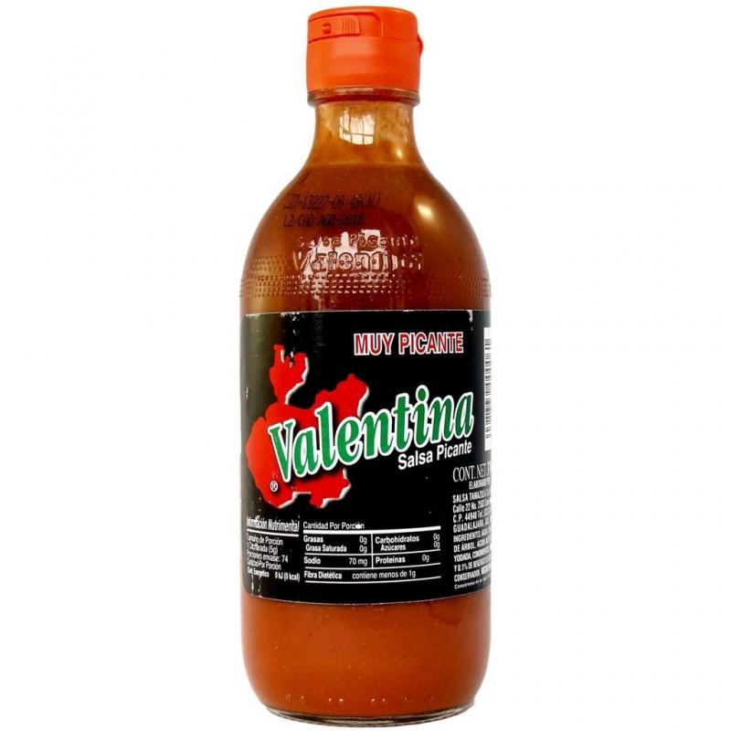 Salsa Valentina (etiqueta negra - Extra Picante), 1 L