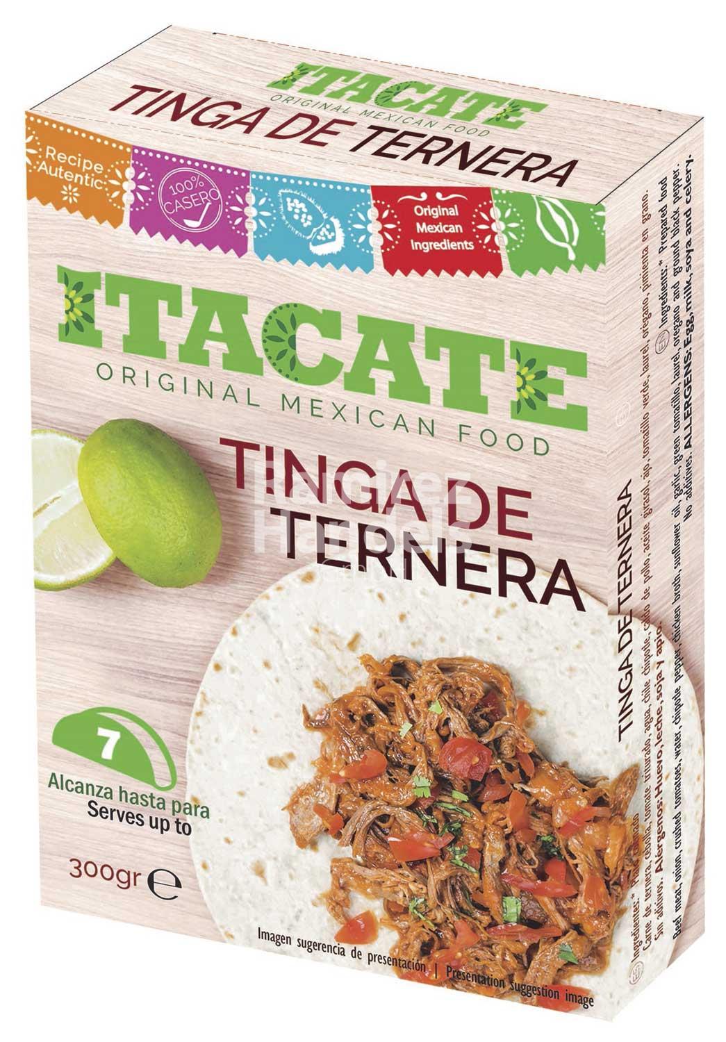 Tinga de ternera, ITACATE, 300 g