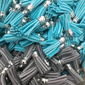 Tassel 3,7cm, turkos, 1st