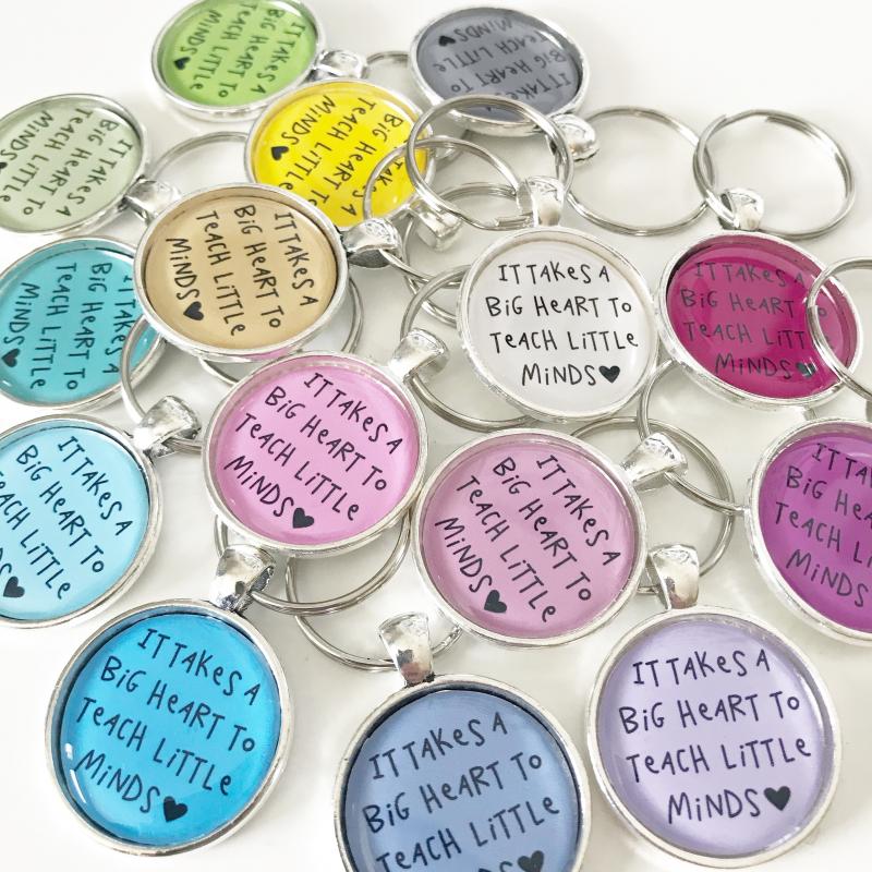 Färdig nyckelring” it takes a big HEART..” 1st